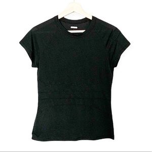 Lululemon Silverscent Black T-Shirt - Size 6